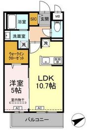 ロイジェントパークス西馬込 208 間取り図