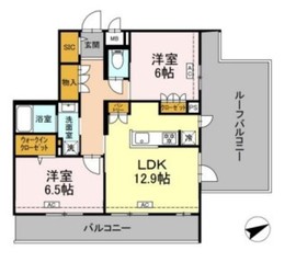 ロイジェントパークス西馬込 401 間取り図