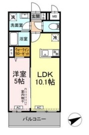 ロイジェントパークス西馬込 405 間取り図