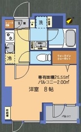 コンシェリア池袋クロッシア 15階 間取り図
