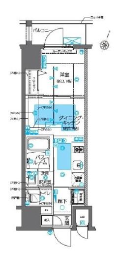 ZOOM神田 3階 間取り図