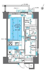 ZOOM神田 8階 間取り図