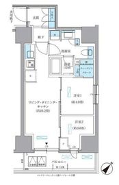 パークアクシス東日本橋 604 間取り図