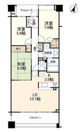 セレアス美しが丘パティア 4階 間取り図