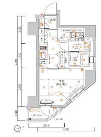 LUMEED池袋 7階 間取り図