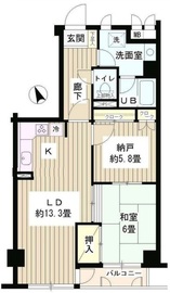 エステージ西早稲田 3階 間取り図