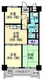 光シャンブル品川東八ツ山公園 8階 間取り図