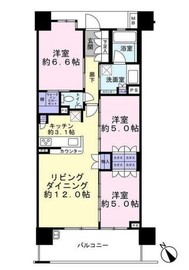 クレヴィア小竹向原 8階 間取り図