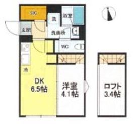 デュオメゾン武蔵小杉 102 間取り図