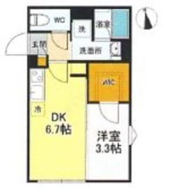 デュオメゾン武蔵小杉 203 間取り図
