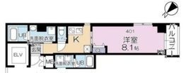 ベーカーズビル横浜 401 間取り図
