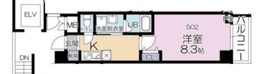 ベーカーズビル横浜 502 間取り図