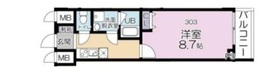 ベーカーズビル横浜 303 間取り図