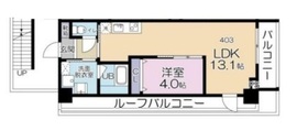 ベーカーズビル横浜 403 間取り図