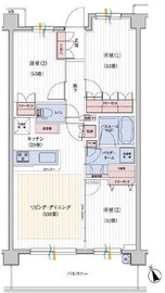 パレステージ上大岡シャインコート 2階 間取り図