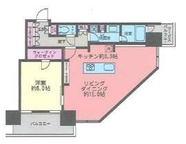 ブリリアグランデみなとみらいパークフロントタワー 26階 間取り図