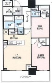 パークタワー西新宿 1813 間取り図