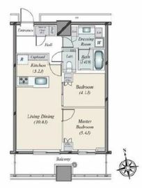 WORLD TOWER RESIDENCE 28階 間取り図