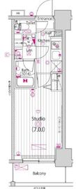 ガーラ・リバースクエア横濱南 5階 間取り図