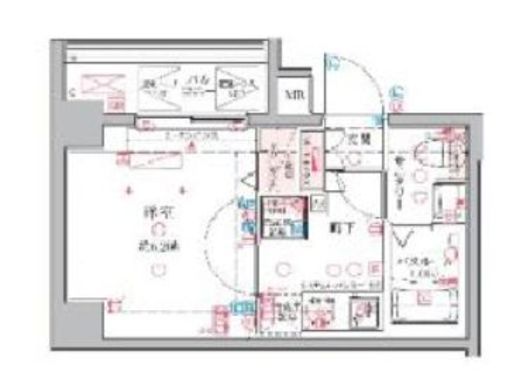 クレヴィスタ横浜綱島 2階 間取り図