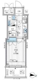 ランドステージ両国 6階 間取り図