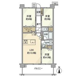 ヴェレーナグラン茅ヶ崎東海岸 2階 間取り図