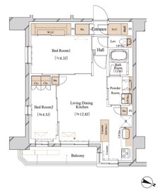 ブランシエスタ江古田 101 間取り図