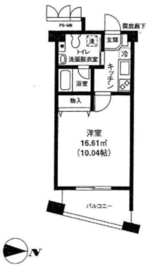 グランドゥール日吉 602 間取り図