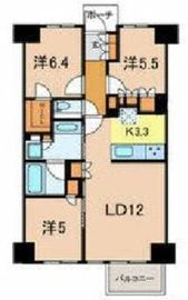 プラウド銀座東レジデンス 5階 間取り図