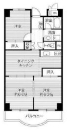 ビレッジハウス芝浦タワー 1-1004 間取り図