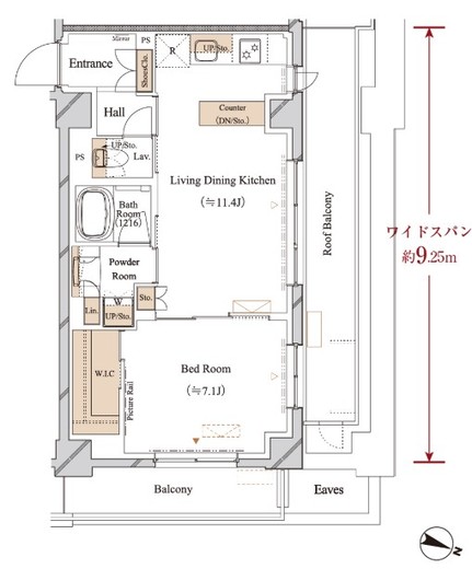ブランシエスタ江古田 304 間取り図