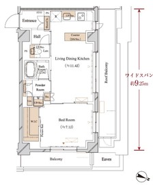 ブランシエスタ江古田 304 間取り図