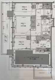 シティタワーズ東京ベイ 14階 間取り図
