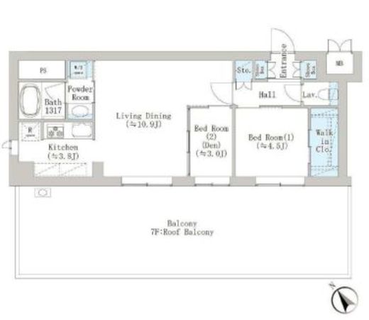 Breeze横浜公園 904 間取り図