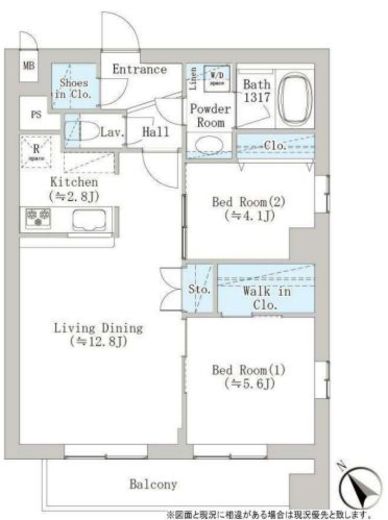 Breeze横浜公園 407 間取り図