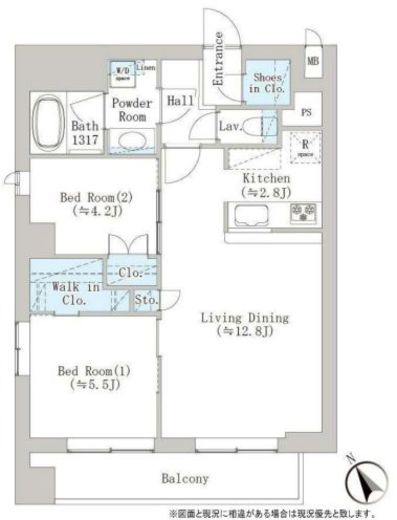 Breeze横浜公園 604 間取り図