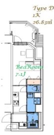 スプランディッド大島 301 間取り図