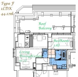 スプランディッド大島 901 間取り図