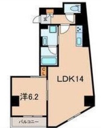 パークレジデンス東大井 302 間取り図