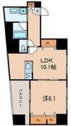 パークレジデンス東大井 201 間取り図