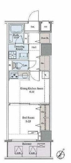 LUXENA HEIWADAI (ラグゼナ平和台) 315 間取り図