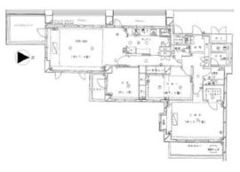 ベルテ代々木上原2 3階 間取り図