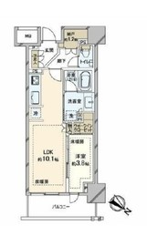 ブリリア月島四丁目 2階 間取り図
