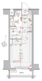 メイクスデザイン住吉アジールコート 7階 間取り図