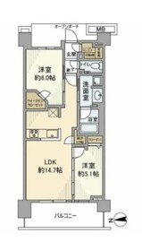 プラウド練馬中村橋マークス 4階 間取り図