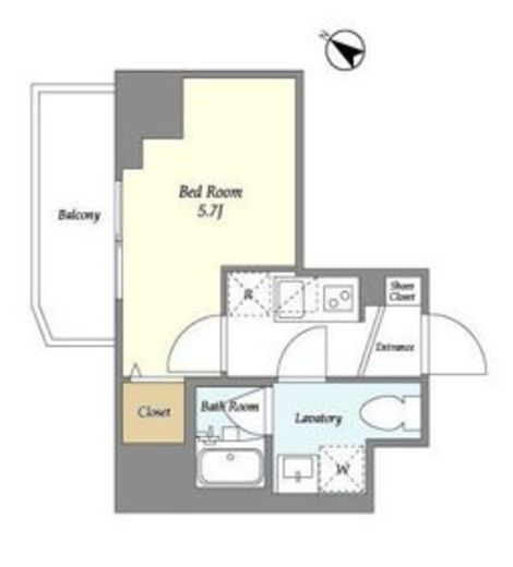 プライマル戸越銀座 705 間取り図