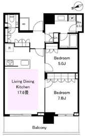 ザ・タワー横浜北仲 35階 間取り図