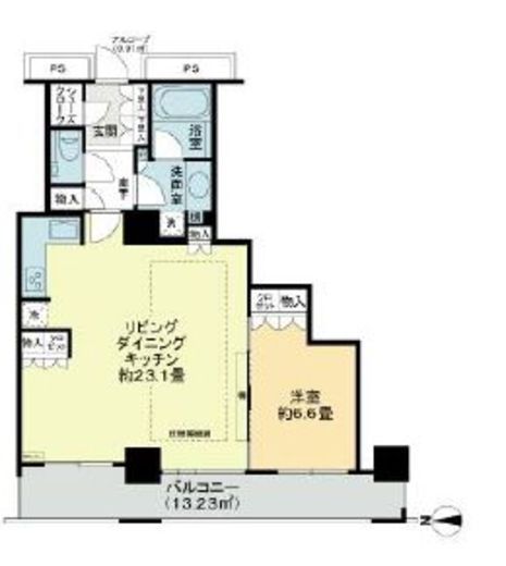 ソアールタワー市ヶ谷の丘 10階 間取り図