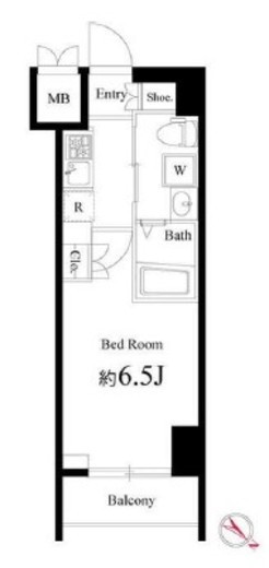 ハーモニーレジデンス横浜みなとみらい#002 3階 間取り図