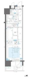 ZOOM新宿御苑前 9階 間取り図